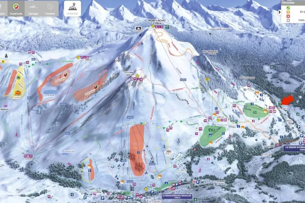 公寓 Chalet Lyoba 大博尔南 法国